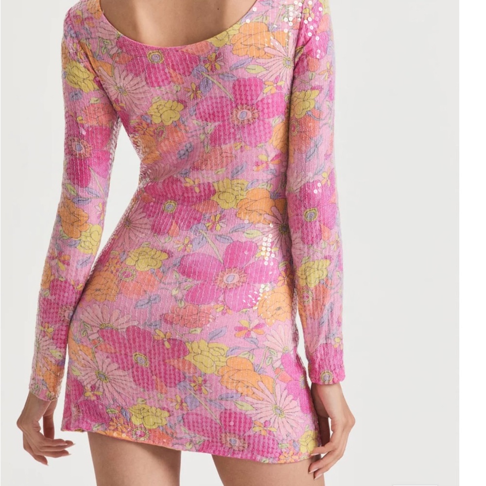 Love Shack Fancy Rupert Mini Dress.Size S